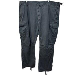 Rothco Battle Men Vintage XXL Paratrooper Black Military Cargo Pant Y2K Gorpcore